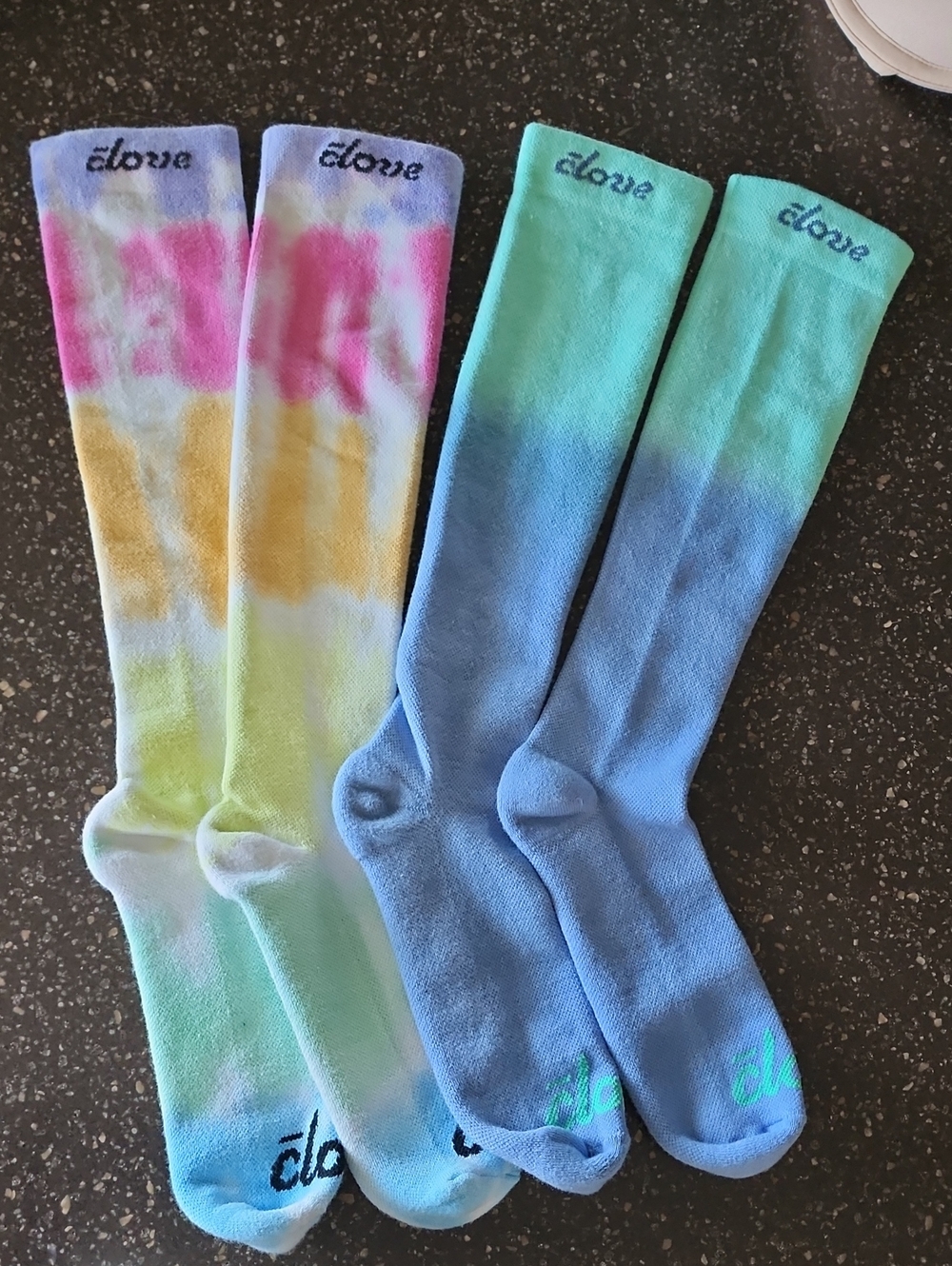 2 -Clove, Women's, Tie-Dye Knee-High Compression Socks , Size S, New